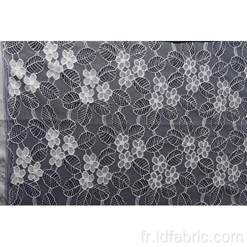 Nylon Polyester Fleur Motif Dentelle Tissu Design-A